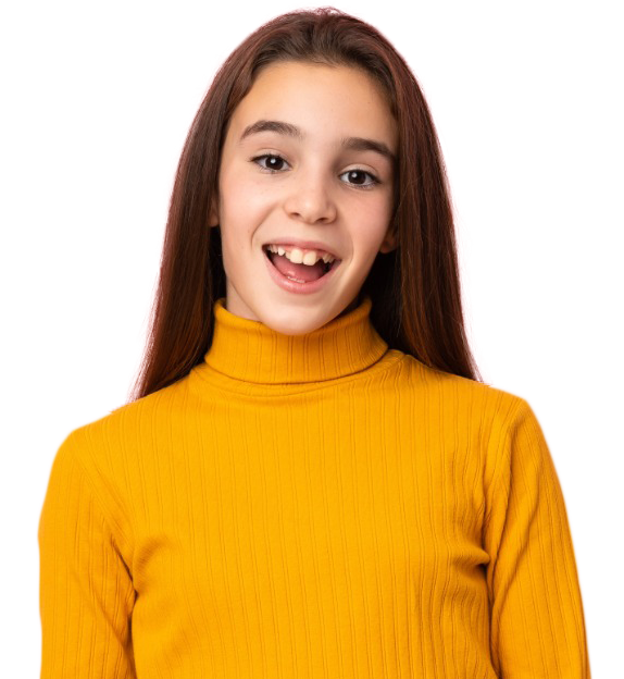 Student 1 participating in public speaking